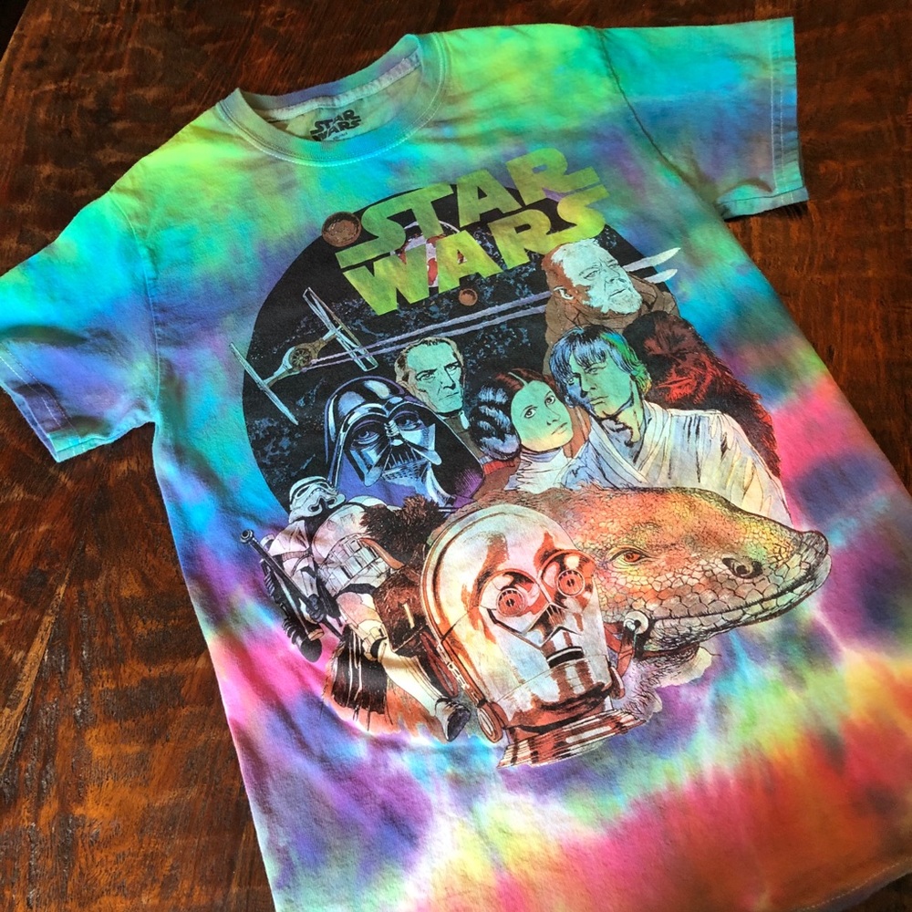 Tie dye Star Wars shirt